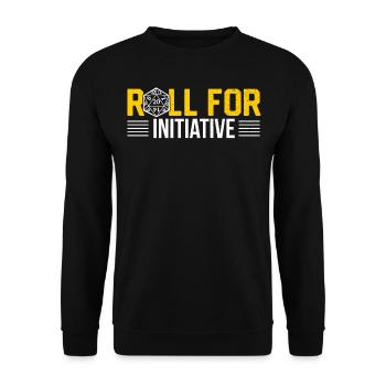 Cadeau de jeu de société RPG joueur - Sweat-shirt Unisexe - noir - Devant - Alina (178cm) & Michal (187cm)
