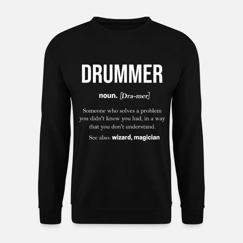 Drums - Unisex Sweatshirt - black