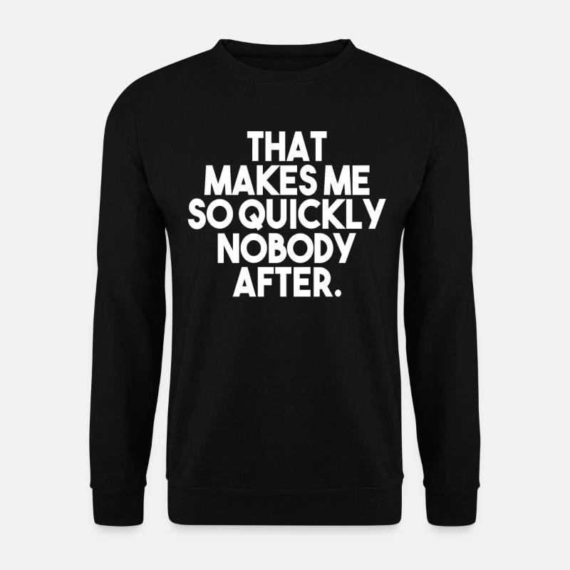 Denglisch Sprüche Sprichwort Geschenk - Unisex Pullover - Schwarz