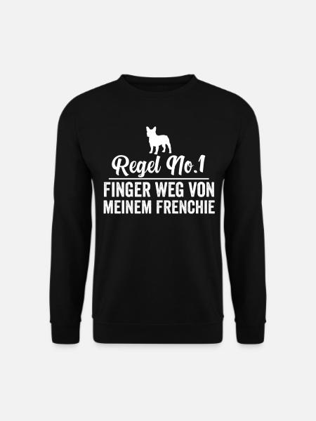 Französiche Bulldogge Frenchie Frenchieliebhaber G - Unisex Pullover - Schwarz