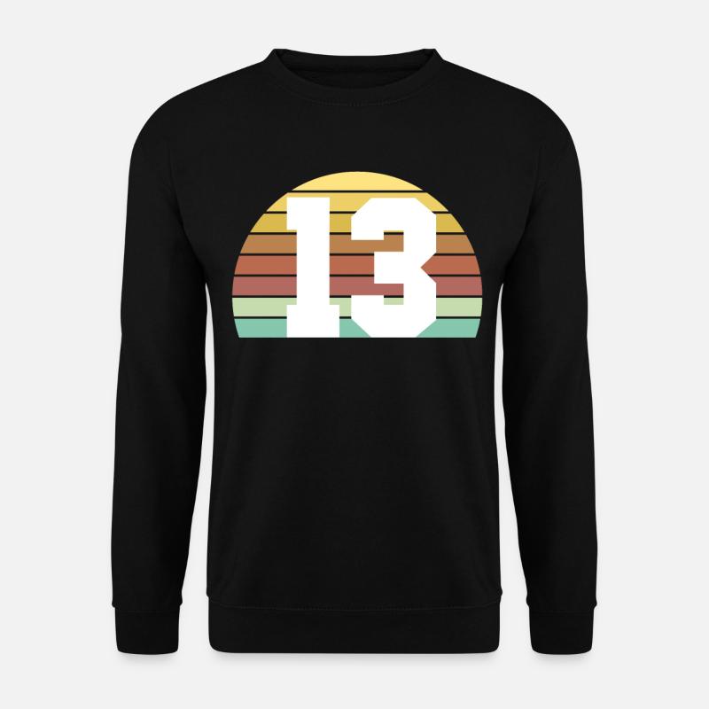 13 - Unisex Pullover - Schwarz