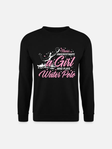 Wasserball Wasserballer Wassersport Geschenk - Unisex Pullover - Schwarz