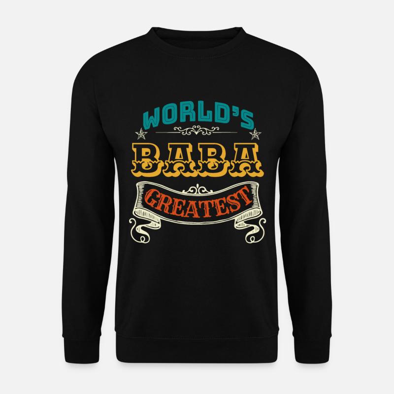 WORLDS GREATEST BABA - Unisex Sweatshirt - black