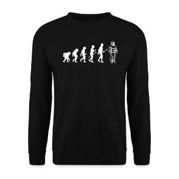 Cadeaux amusants de pompier - Sweat-shirt Unisexe - noir - Devant - Alina (178cm) & Michal (187cm)