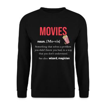 Film - Sweat-shirt Unisexe - noir - Devant - Alina (178cm) & Michal (187cm)