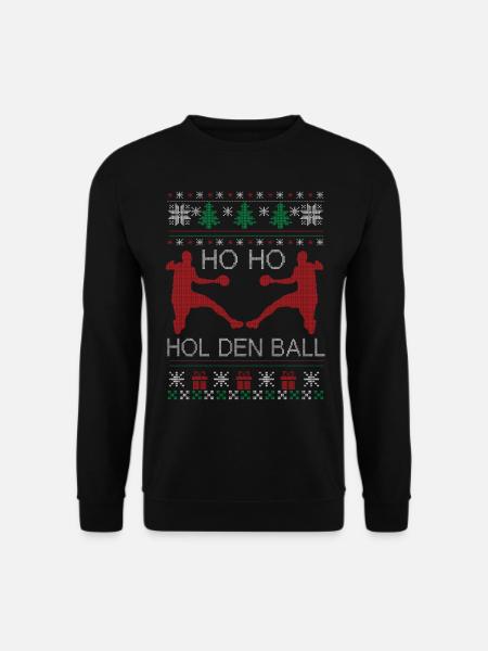 Handball Ugly Christmas Weihnachten Xmas - Unisex Pullover - Schwarz