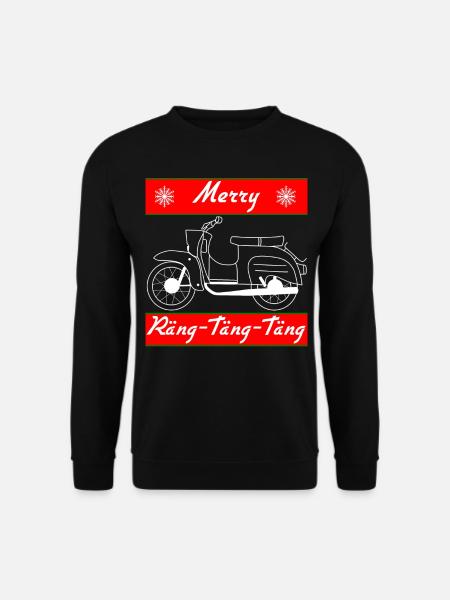 Simson Schwalbe Weihnachten Geschenk Shirt - Unisex Pullover - Schwarz