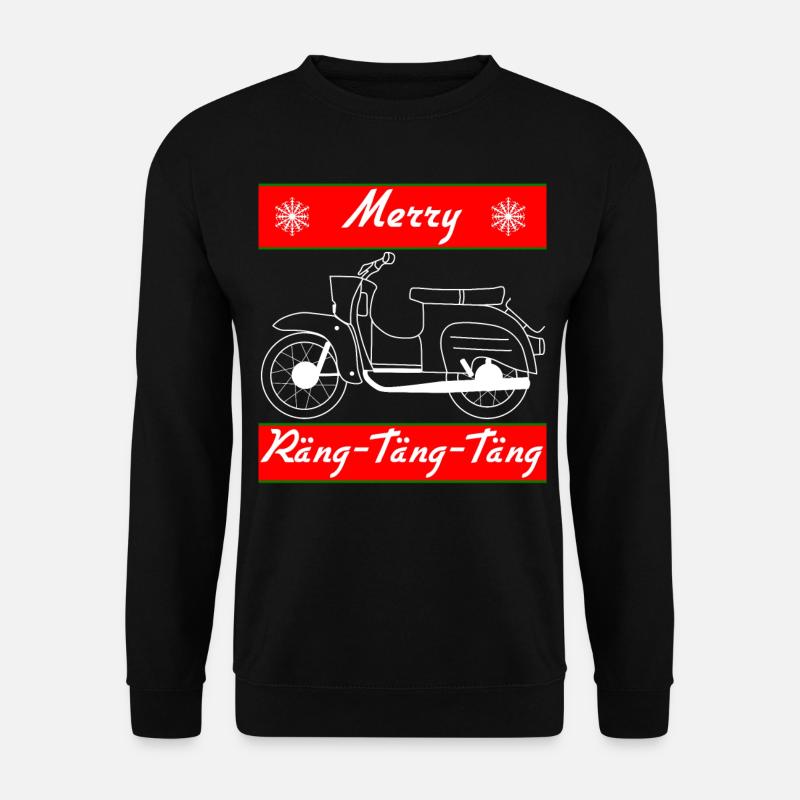 Simson Schwalbe Weihnachten Geschenk Shirt - Unisex Pullover - Schwarz