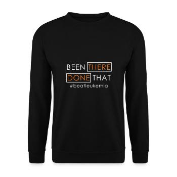 Cadeau pour les survivants de la leucémie - Sweat-shirt Unisexe - noir - Devant - Alina (178cm) & Michal (187cm)
