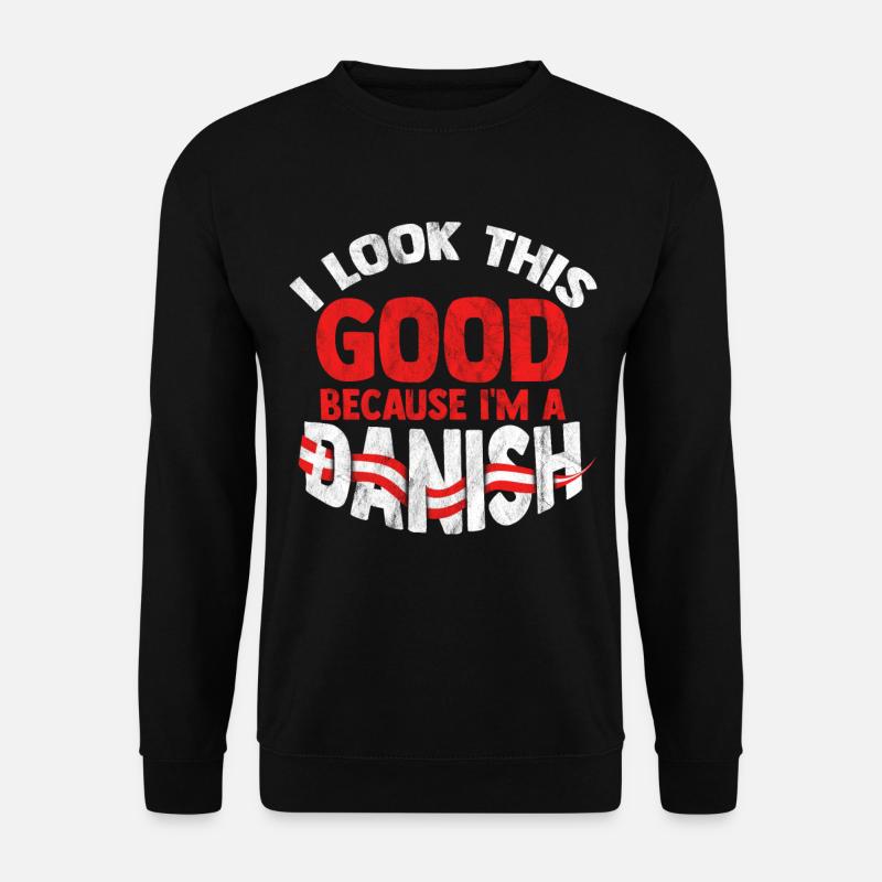 Dänemark - Unisex Pullover - Schwarz