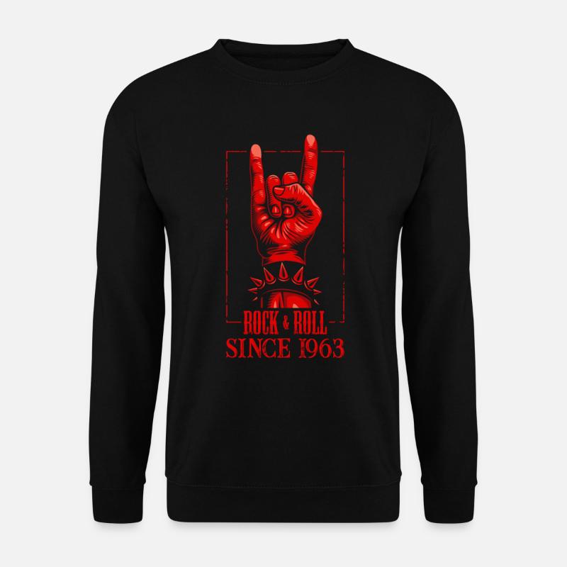 Rock & Roll Since 1963 - 57. Geburtstagsgeschenk - Unisex Pullover - Schwarz