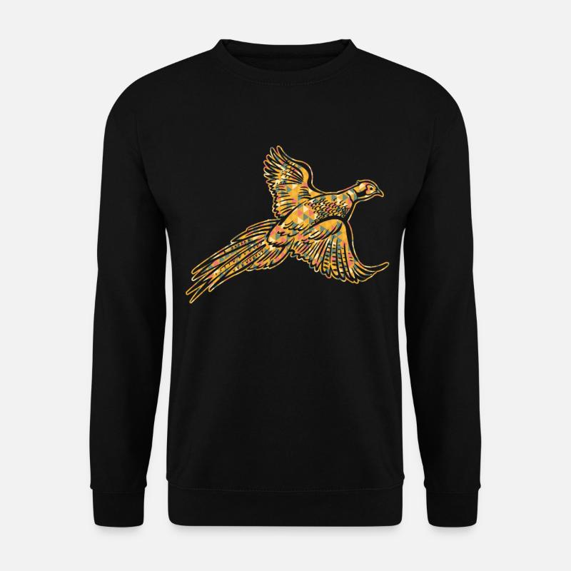 Pheasant Geometric Shirts - Unisex Sweatshirt - black