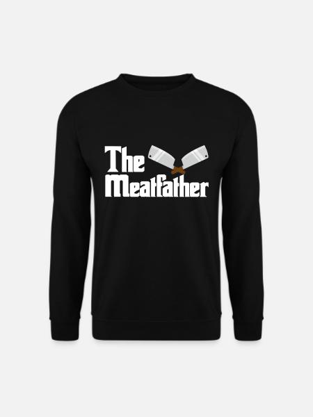 Metzger Fleisch Schlachter Wurst Geschenk - Unisex Pullover - Schwarz