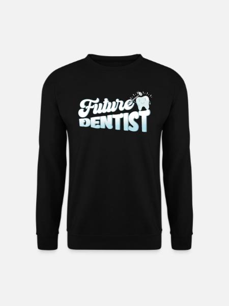 Teeth dentistry dentist gift - Unisex Sweatshirt - black