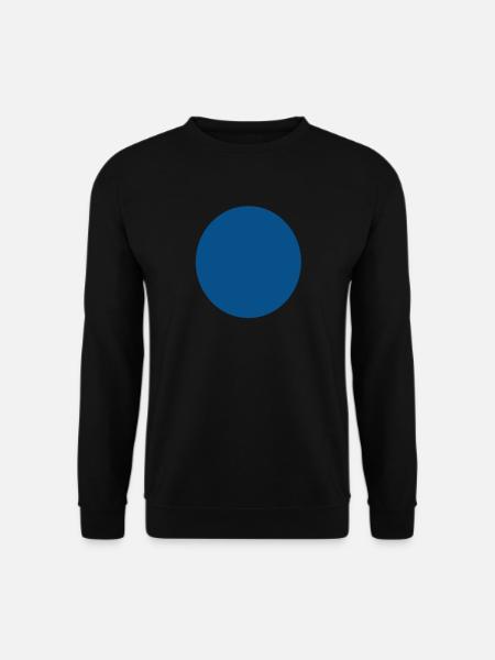 Kreis in Blau - Unisex Pullover - Schwarz