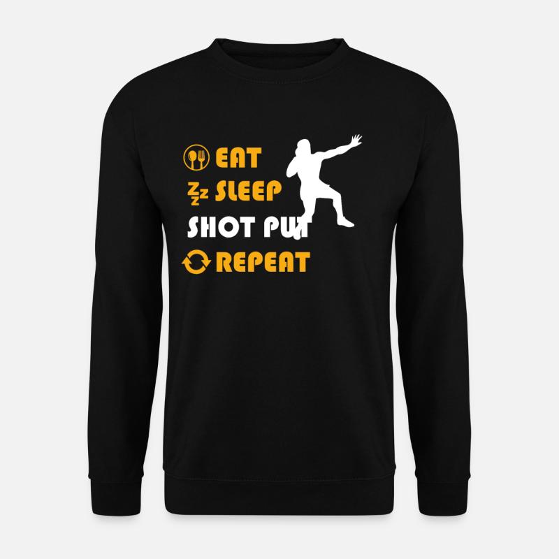 Shot Put Graphic T-Shirt - Unisex Pullover - Schwarz