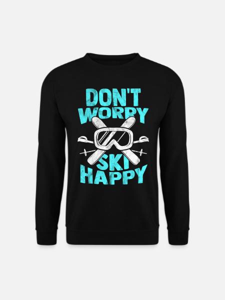 ski - Sweat-shirt Unisexe - noir