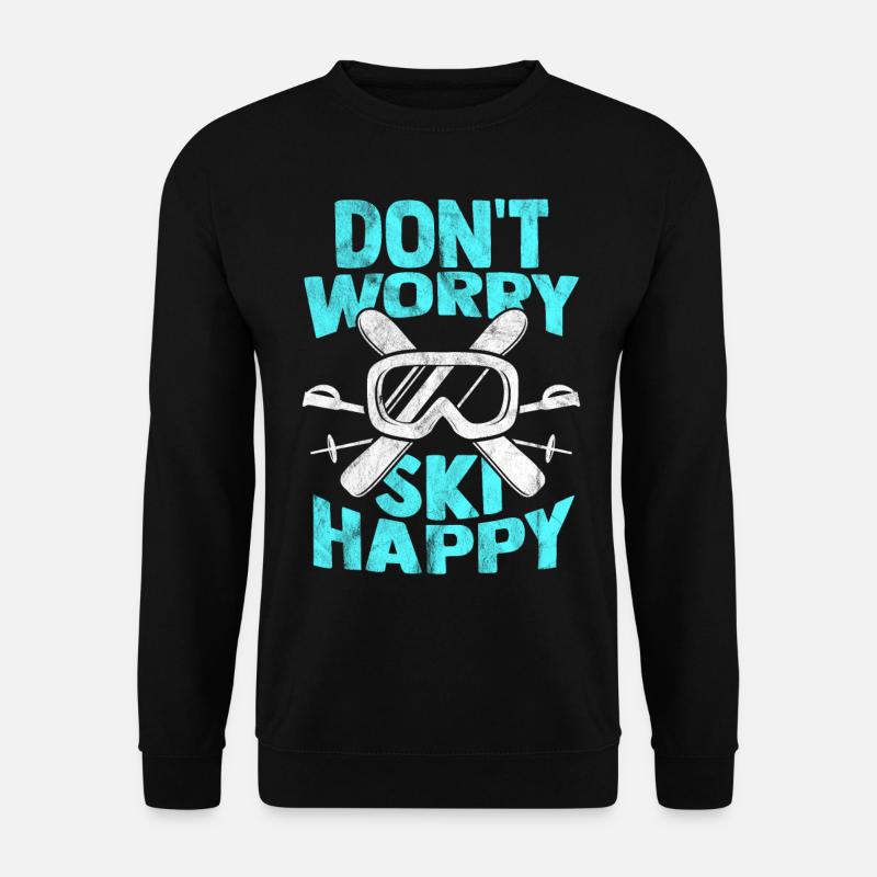 Ski - Unisex Pullover - Schwarz