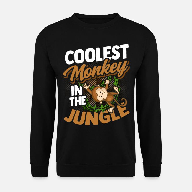 Monkey - Unisex Sweatshirt - black