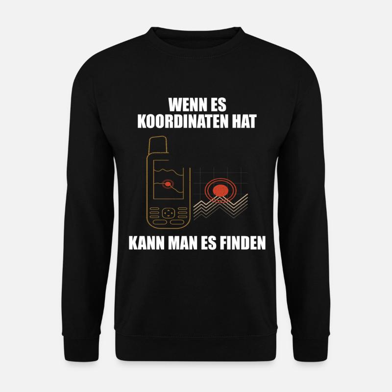 Geocaching Geocacher - Unisex Pullover - Schwarz