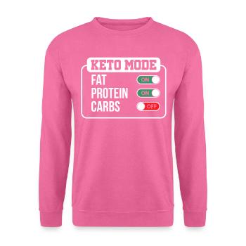 Diet Avocado Keto Gift - Unisex Sweatshirt - pink - Front