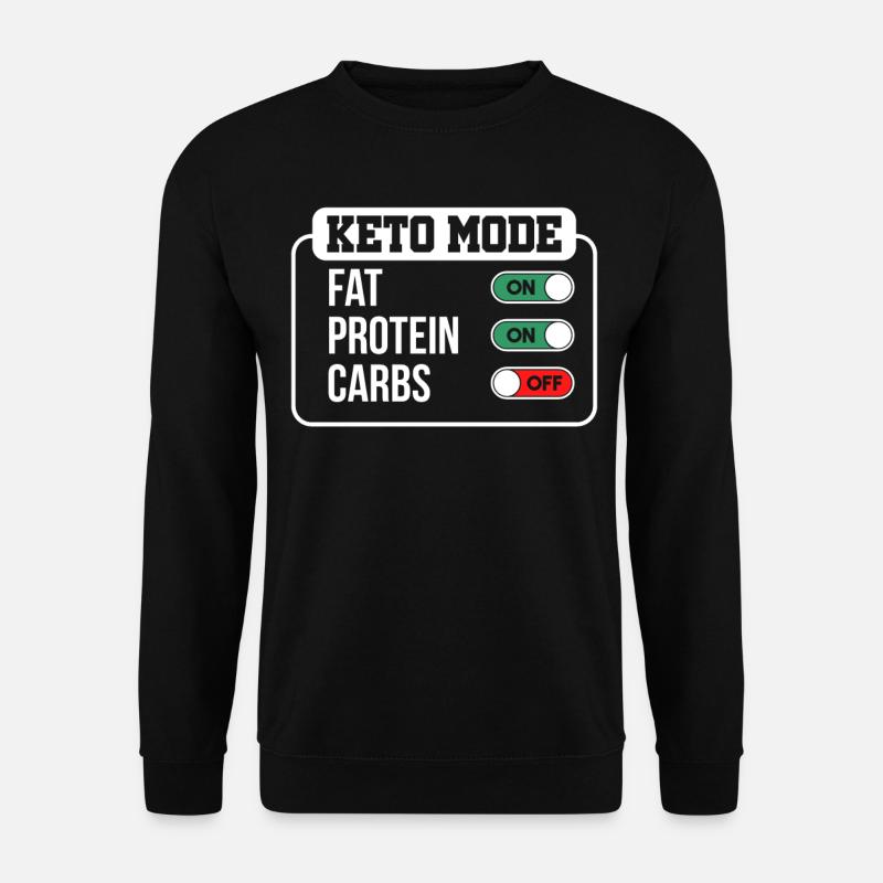 Diät Avocado Keto Geschenk - Unisex Pullover - Schwarz
