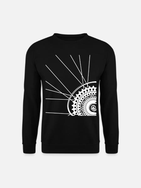 Bicycle motif - Unisex Sweatshirt - black