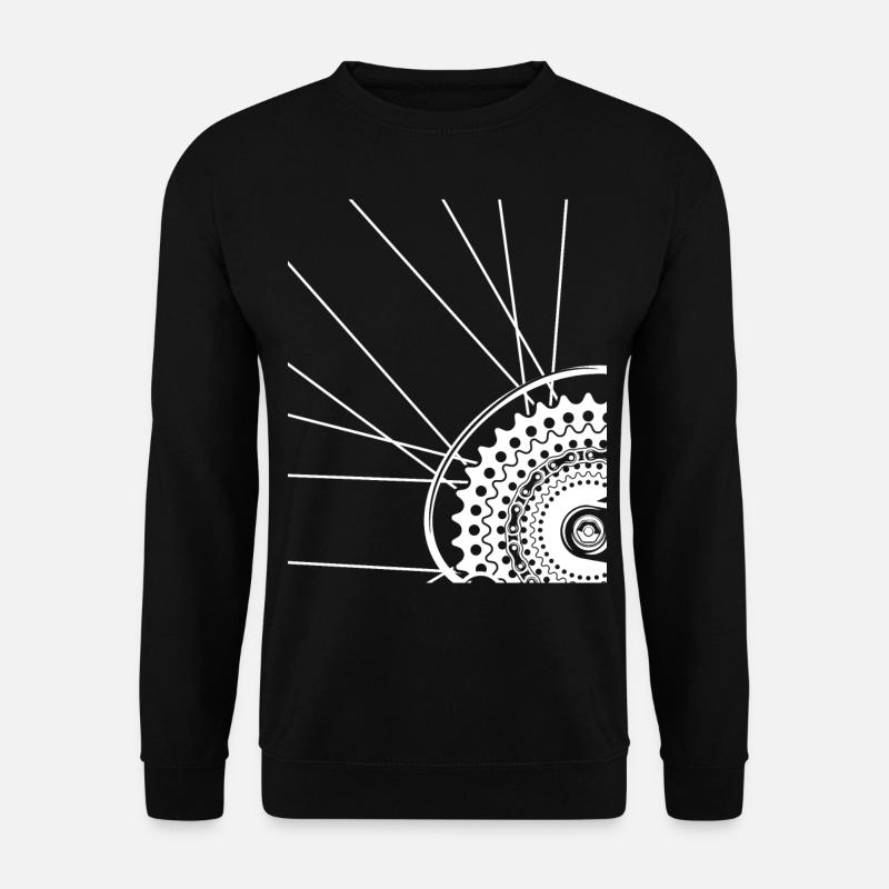Bicycle motif - Unisex Sweatshirt - black