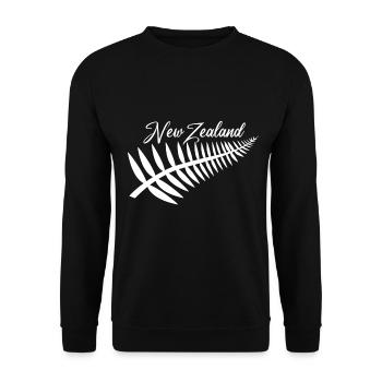 Cadeau drôle de Nouvelle-Zélande pour les Néo-Zélandais - Sweat-shirt Unisexe - noir - Devant - Alina (178cm) & Michal (187cm)