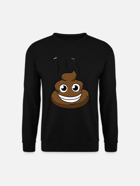 Comic Poop - Unisex Pullover - Schwarz