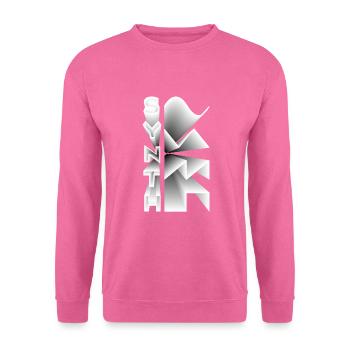Synth Waveform Audio Analog Design Modular Gift - Unisex Sweatshirt - pink - Front