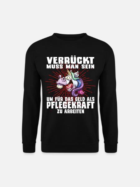 Pfleger Pflegekraft Pflege Altenpflege Pfleger - Unisex Pullover - Schwarz