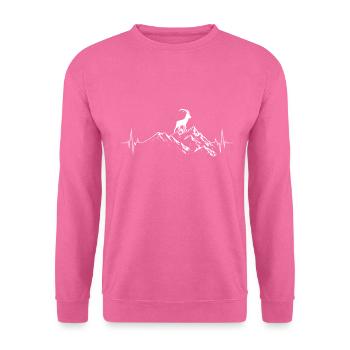 Weihnachtsgeschenkidee für Kletterer Wanderer Berg - Unisex Pullover - Pink - Vorne