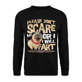 carlin - Sweat-shirt Unisexe - noir - Devant - Alina (178cm) & Michal (187cm)