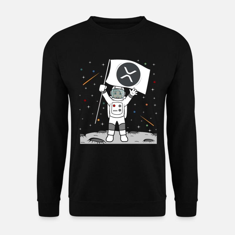 Moon XRP - Unisex Pullover - Schwarz