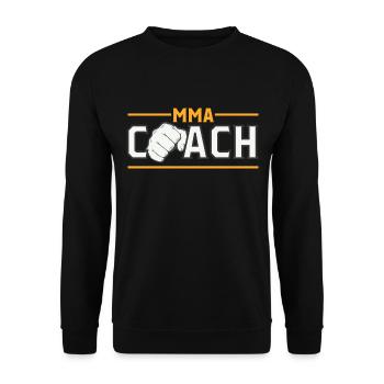 Kraftsport Kampfsport MMa Mma Trainer Mma Boxen - Unisex Sweatshirt - black - Front - Alina (178cm) & Michal (187cm)