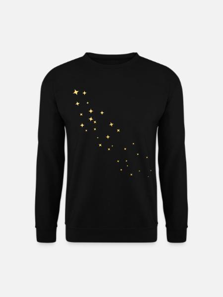 Étoiles d’or - Sweat-shirt Unisexe - noir