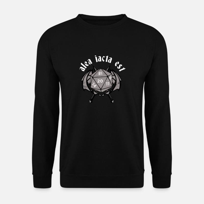 Alea Iacta Est - Die Würfel sind gefallen - Unisex Pullover - Schwarz