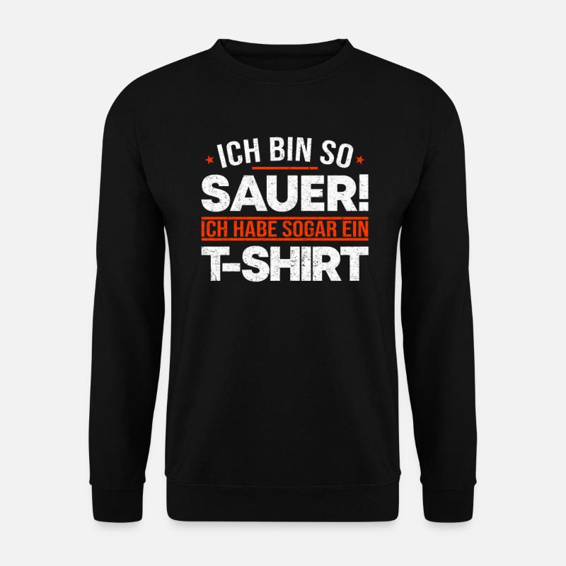 Lustiges Demonstration Demokratie Grundgesetz - Unisex Pullover - Schwarz