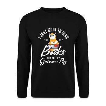 Design de cobaye pour un fan de cobaye - Sweat-shirt Unisexe - noir - Devant - Alina (178cm) & Michal (187cm)