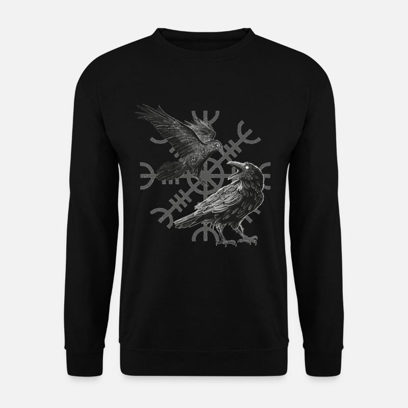 Conception pour les fans vikings, celtiques et germaniques - Sweat-shirt Unisexe - noir