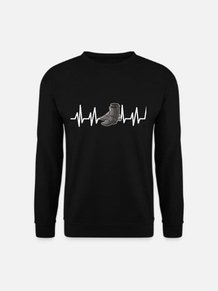 Linedance Western Countrymusic Tanzsport - Unisex Pullover - Schwarz