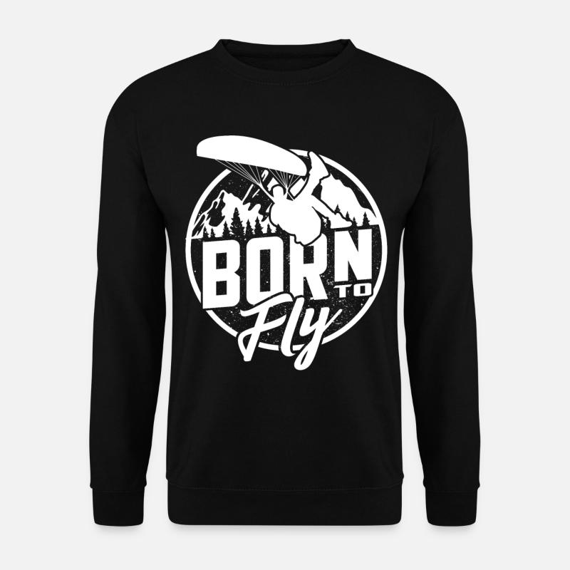 Paragliding hobby - Unisex Sweatshirt - black