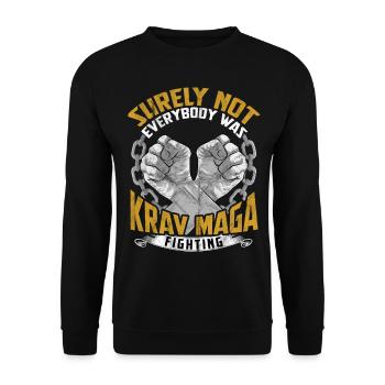 Krav Maga - Sweat-shirt Unisexe - noir - Devant - Alina (178cm) & Michal (187cm)