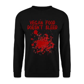 Végétalisme Vegan - Sweat-shirt Unisexe - noir - Devant - Alina (178cm) & Michal (187cm)