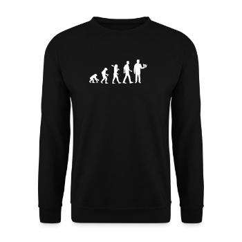 Pharmacist Evolution - Unisex Pullover - Schwarz - Vorne - Alina (178cm) & Michal (187cm)