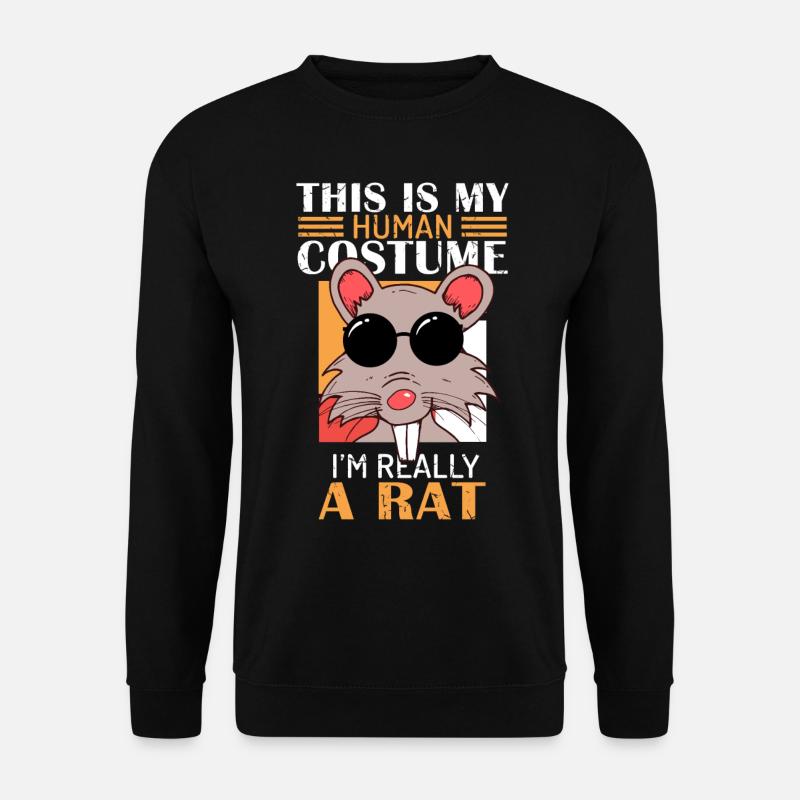 Rat, rat lover, rats - Unisex Sweatshirt - black