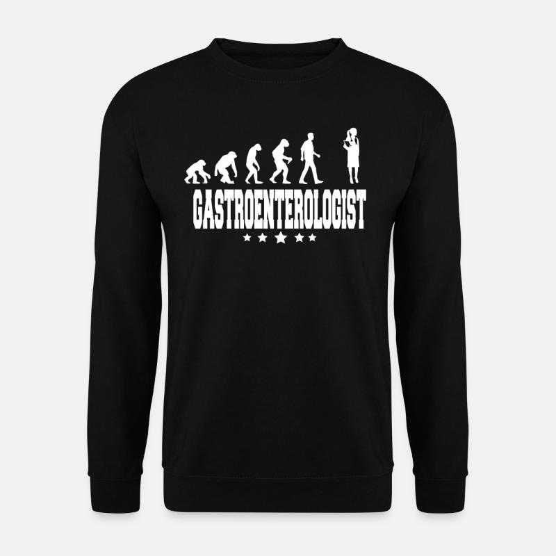 Evolution des gastroentérologues - Sweat-shirt Unisexe - noir
