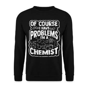 chemistry - Unisex Sweatshirt - black - Front - Alina (178cm) & Michal (187cm)