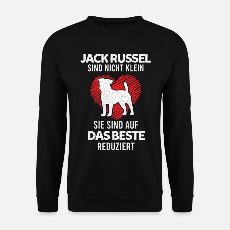 Jack Russell Terrier Hund Hundeliebhaber Lustige S - Unisex Pullover - Schwarz
